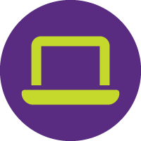 green laptop icon